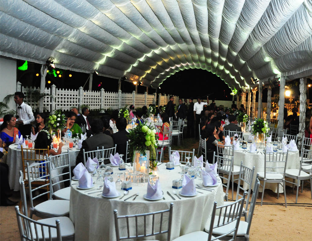 Parabolic Tents in Sri Lanka